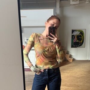 Collina Strada Multicolor Long Sleeve Top